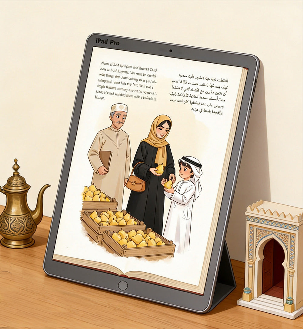الأخلاق الذهبية في السوق 🧵 | كتاب يُعلّم طفلك آداب السوق والمعاملة | PDF